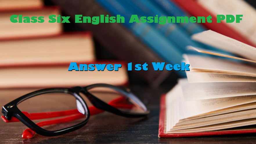 Class 6 English Assignment Answer